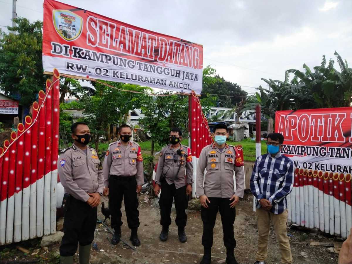 Kapolsek Pademangan Cek Kesiapan Kampung Tangguh Di RW 02 Ancol