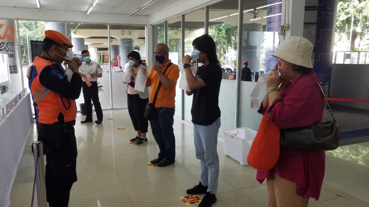 Stasiun Kereta Gambir Mulai Terapkan Pemeriksaan GeNose C19