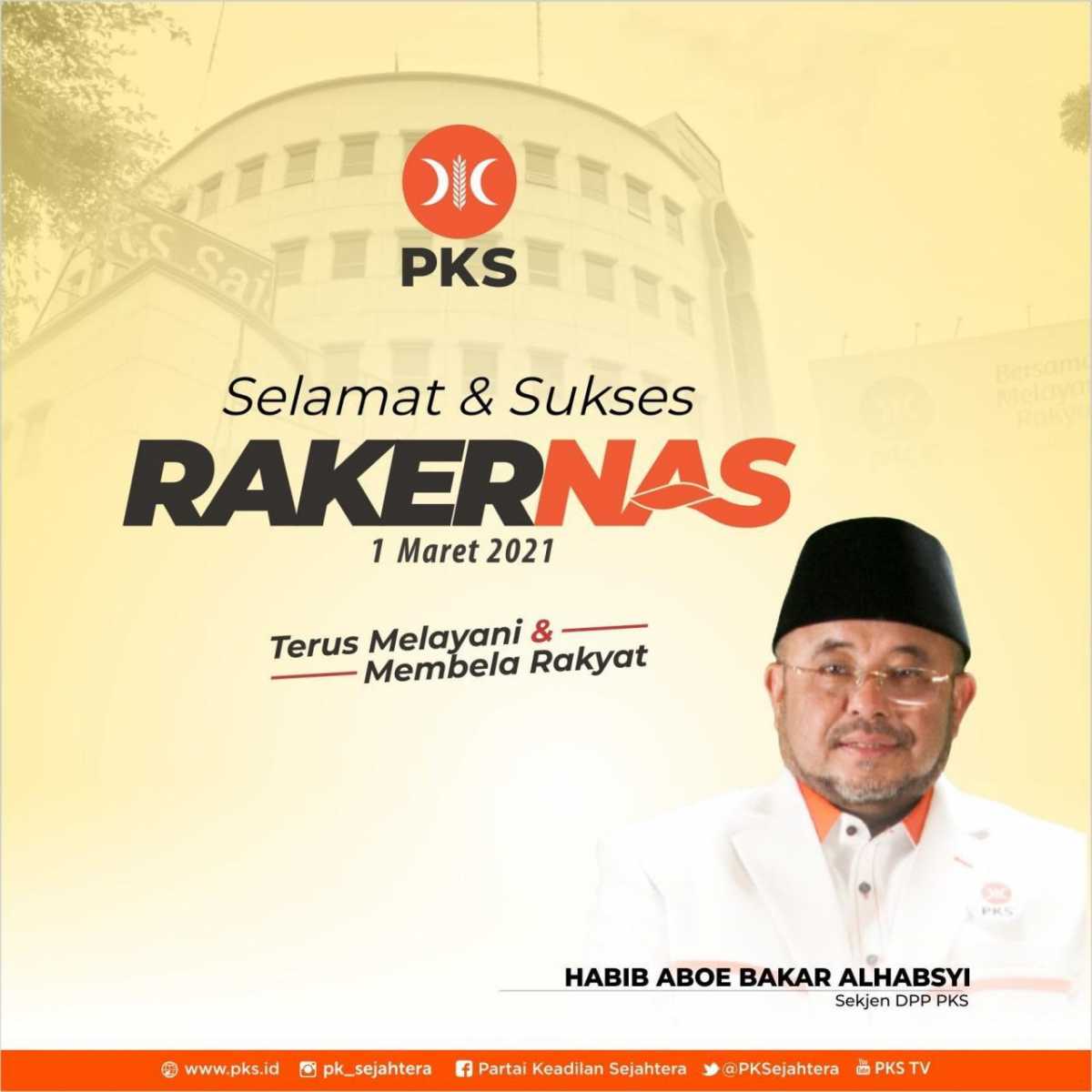 Gelar Rakernas, Habib Aboe: Refleksi Semangat PKS Melayani Rakyat