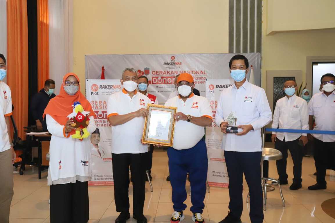 PKS Bikin Gerakan Donor Darah dan Plasma Konvalesen Nasional