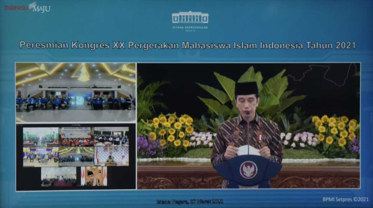 Pesan Presiden Jokowi, Kader PMII Harus Jadi Navigasi Perubahan