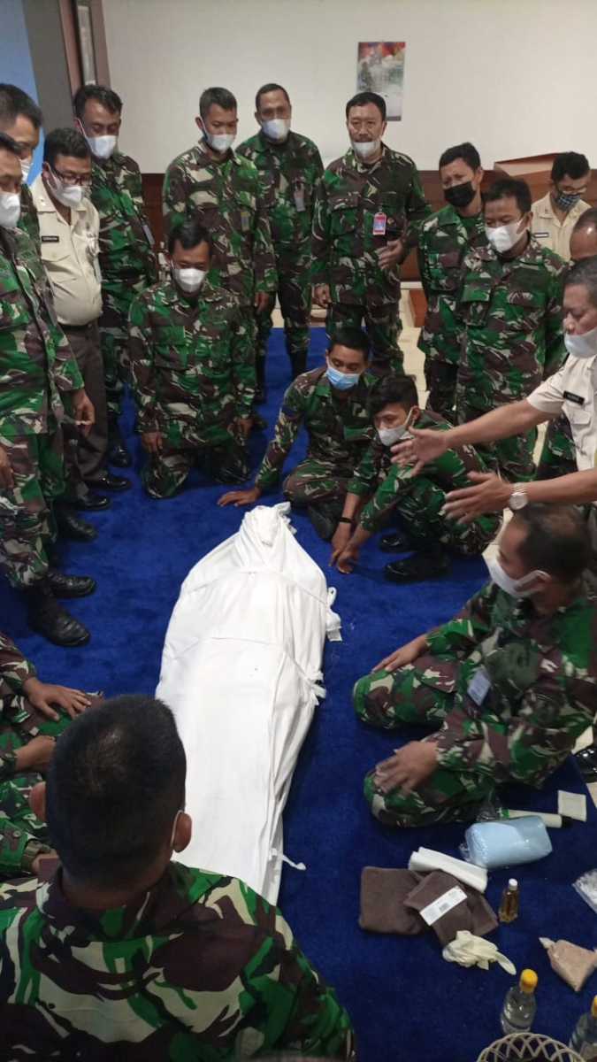 Pushidrosal Adakan Sosialisasi Pemakaman Jenazah Covid-19