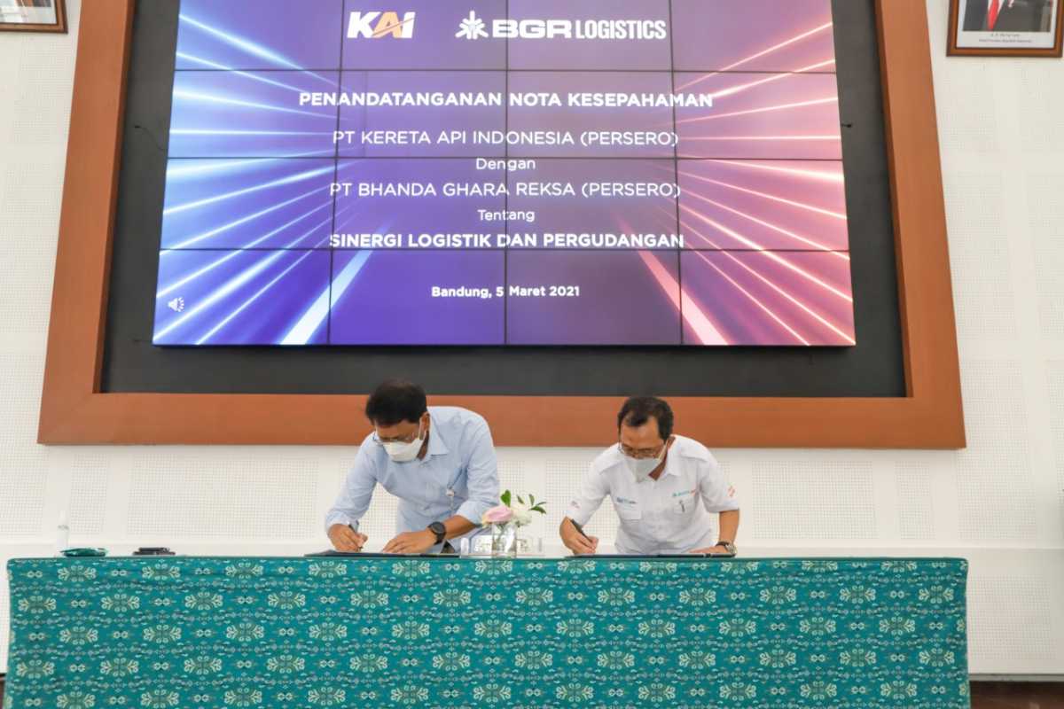 KAI Bersinergi dengan BGR untuk Optimalkan Logistik dan Pergudangan