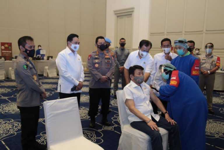 Polri Gelar Vaksinasi Covid-19 untuk 2.282 Purnawirawan