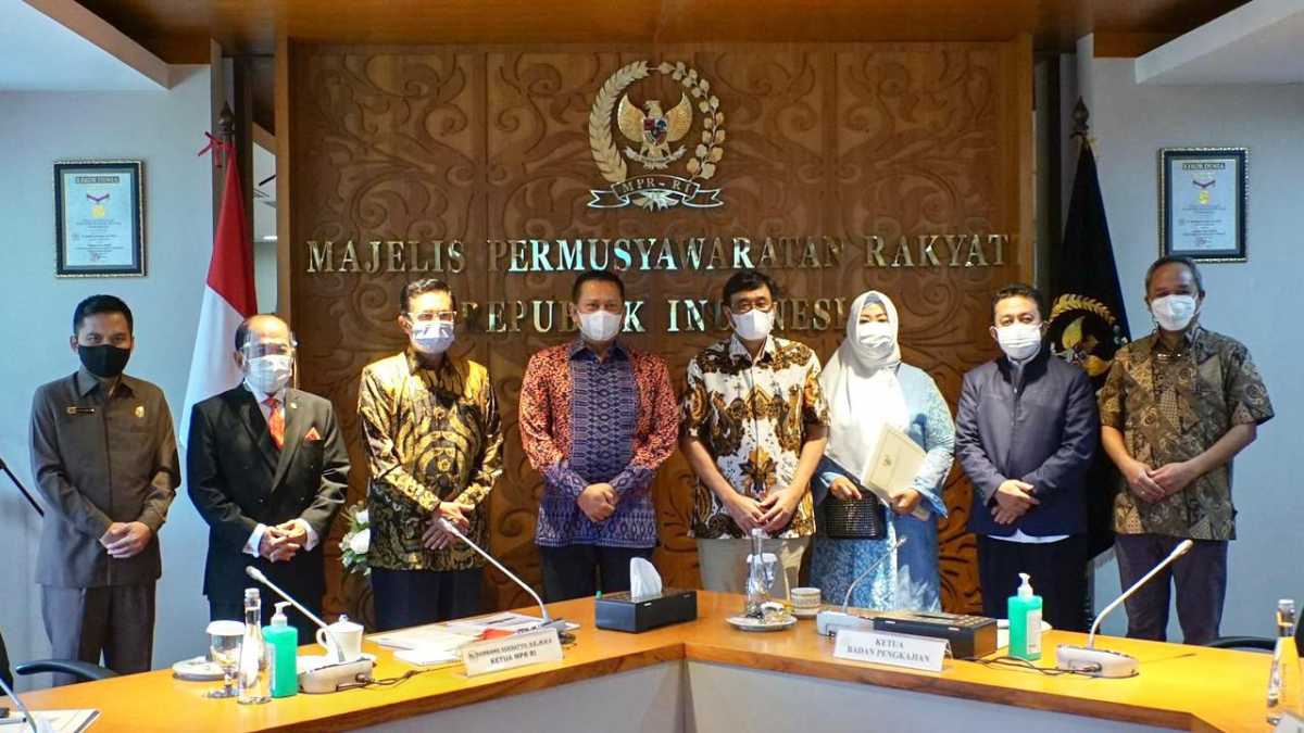 Rapat dengan Badan Pengkajian MPR, Bamsoet Tegaskan Tidak Ada Pembahasan Periodesasi Presiden