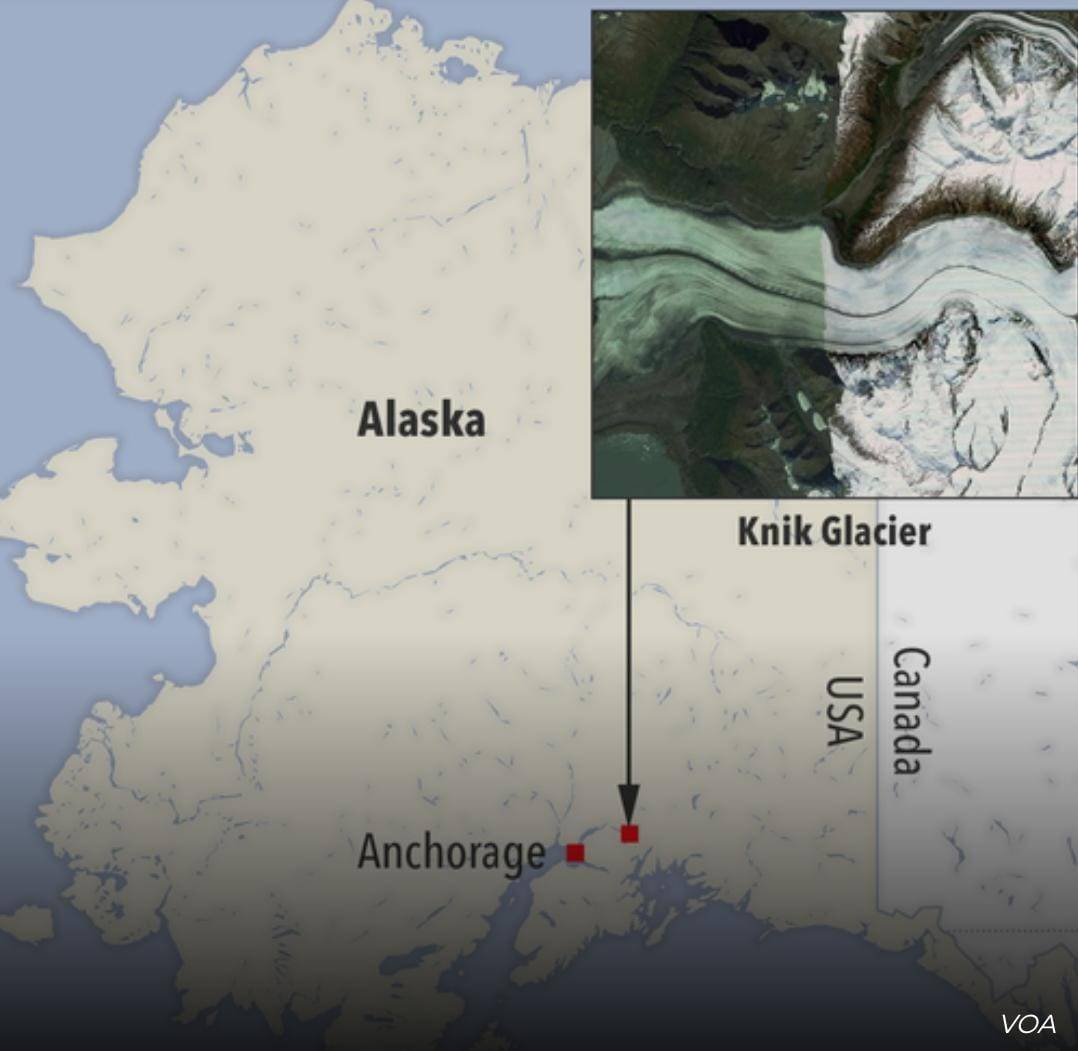 Lima Orang Tewas,  Dalam Kecelakaan Helikopter di Glasier Alaska