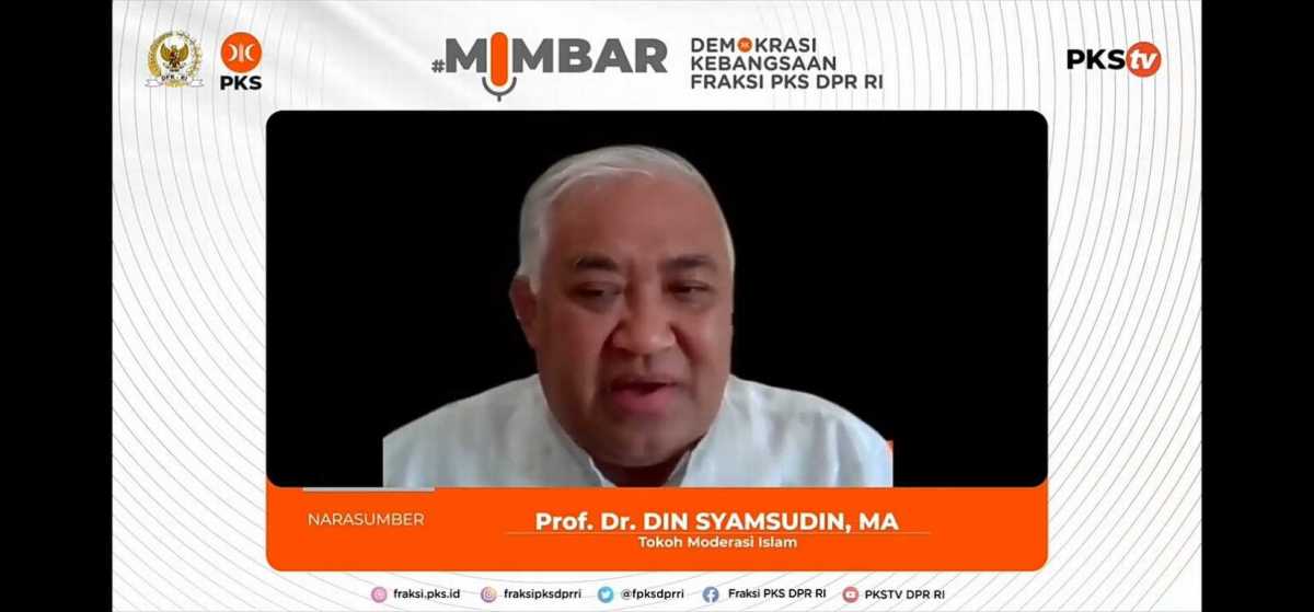 Din Syamsudin: Wasathiyyah Merupakan Bagian dari Pancasila