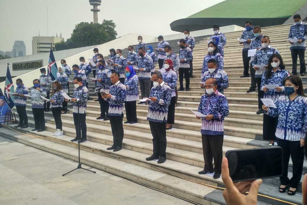 Fraksi Demokrat DPR Ikrarkan Setia Kepada AHY