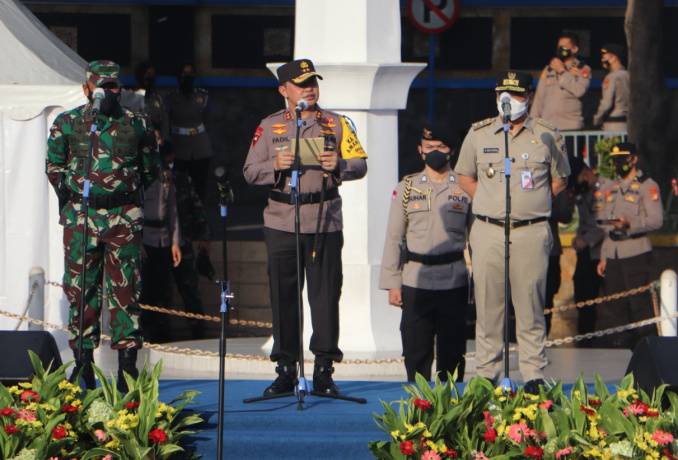 Kapolda Irjen Fadil Imran  Pimpin Apel Operasi Keselamatan Jaya 2021