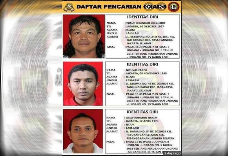 Setelah Bertahun-tahun Buron, DPO Teroris Menyerahkan Diri ke Polsek Setiabudi