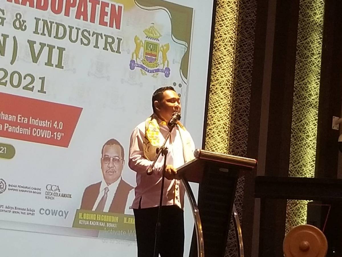 Bupati Buka Mukab KADIN Kabupaten Bekasi Ke-VII