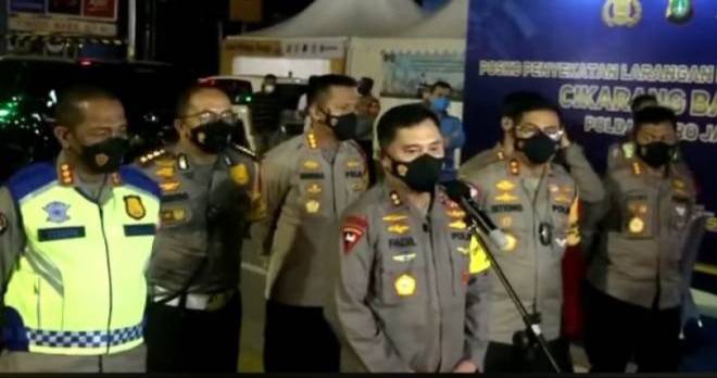 Tiga Hari Larangan Mudik Polri Putar Balik 16.537 Kendaraan