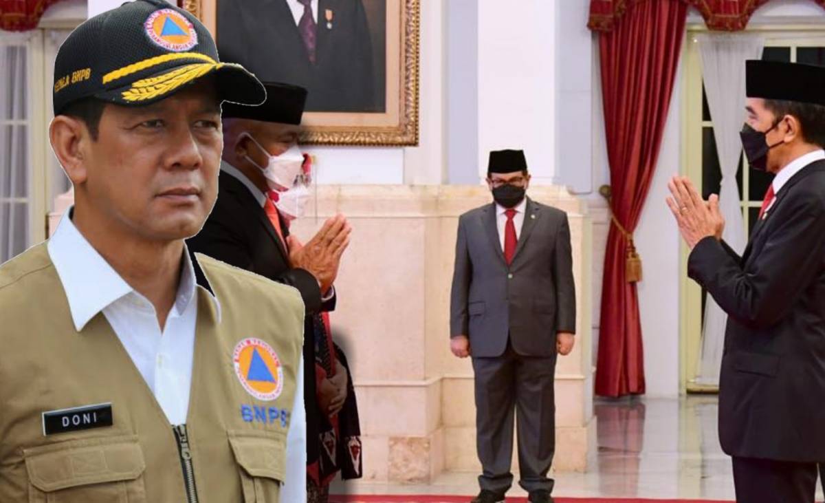 Ganti Doni Monardo, Jokowi Lantik Kepala BNPB Baru