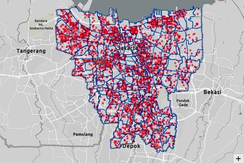 Total Kasus Covid-19 di Jakarta Capai Angka 445.302