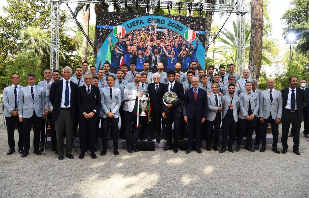 Potret Perayaan Gelar EURO Italia