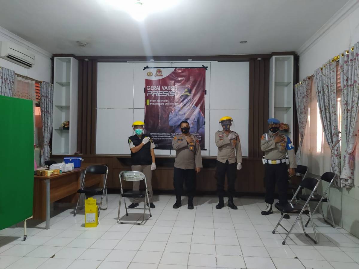 Vaksin Presisi Kedua Polres Lampung Tengah