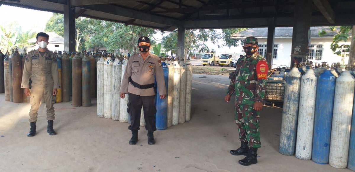 Distribusi Oksigen Langsung Ditangani Polres dan Kodim 0411