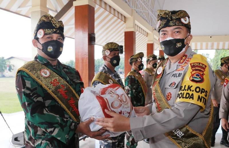 Rangkaian Peringatan HUT Ke-30 Alumni Akpol '91, Kapolda NTB Kembali Action