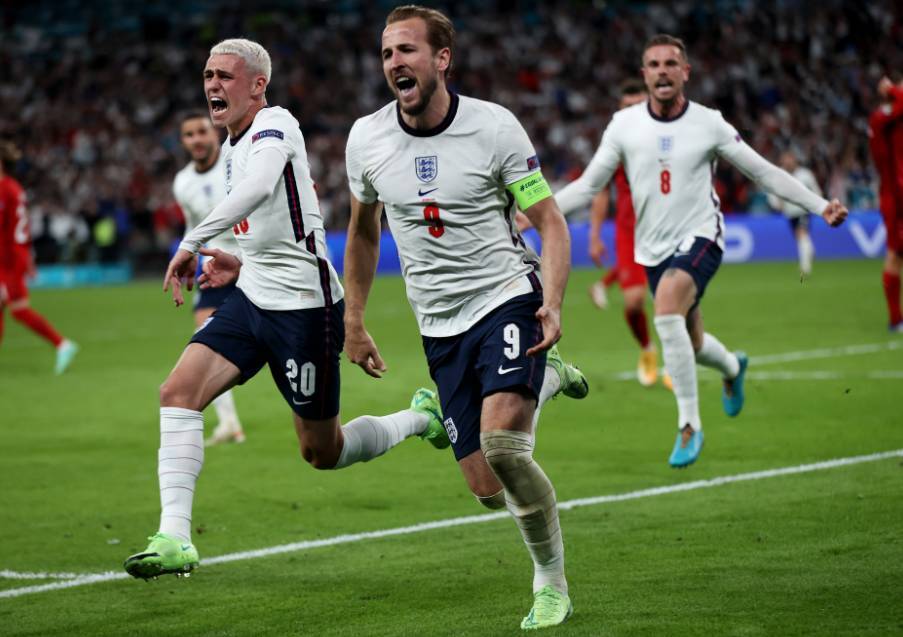 Laga Sengit Inggris vs Denmark Berakhir 2-1, The Three Lions Melaju ke Final