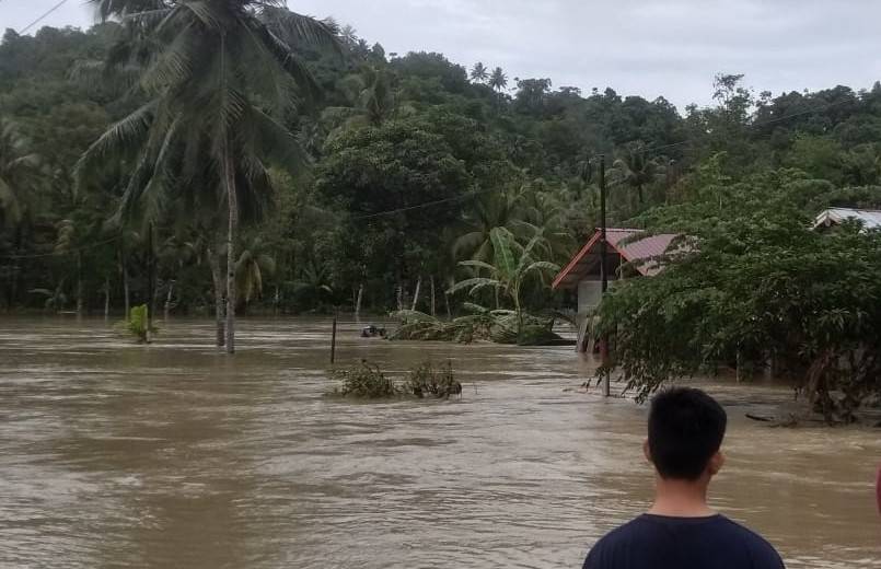 Banjir Landa Nias Utara, 500 Rumah Terendam