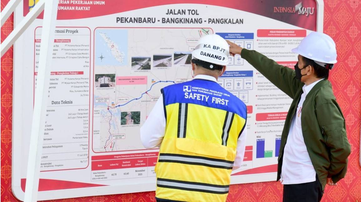 Tol Pekanbaru-Bangkinang Capai 71 Persen, Akhir 2021 Rampung