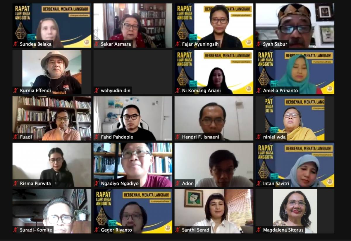 Pengurus Perhimpunan Penulis Satupena Demisioner, RLBA Hasilkan Keputusan Strategis