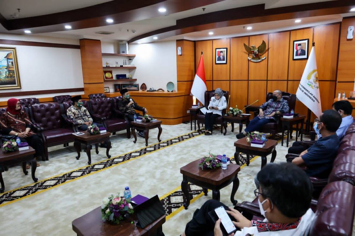 Audiensi dengan Keluarga Besar Tamansiswa, Ketua DPD RI Diundang Bahas Amandemen Konstitusi