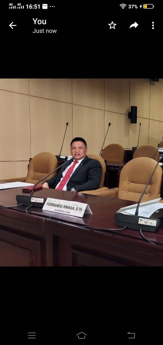 Rapat Paripurna DPD RI, Fernando Soroti Koordinasi Kementerian ATR/BPN–KLHK