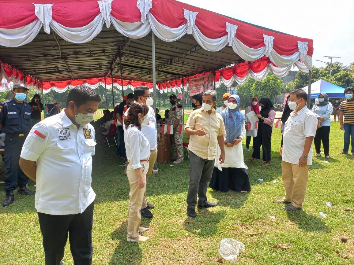 HUT RI ke-76, Gerindra Tangsel Gelar Vaksinasi Massal