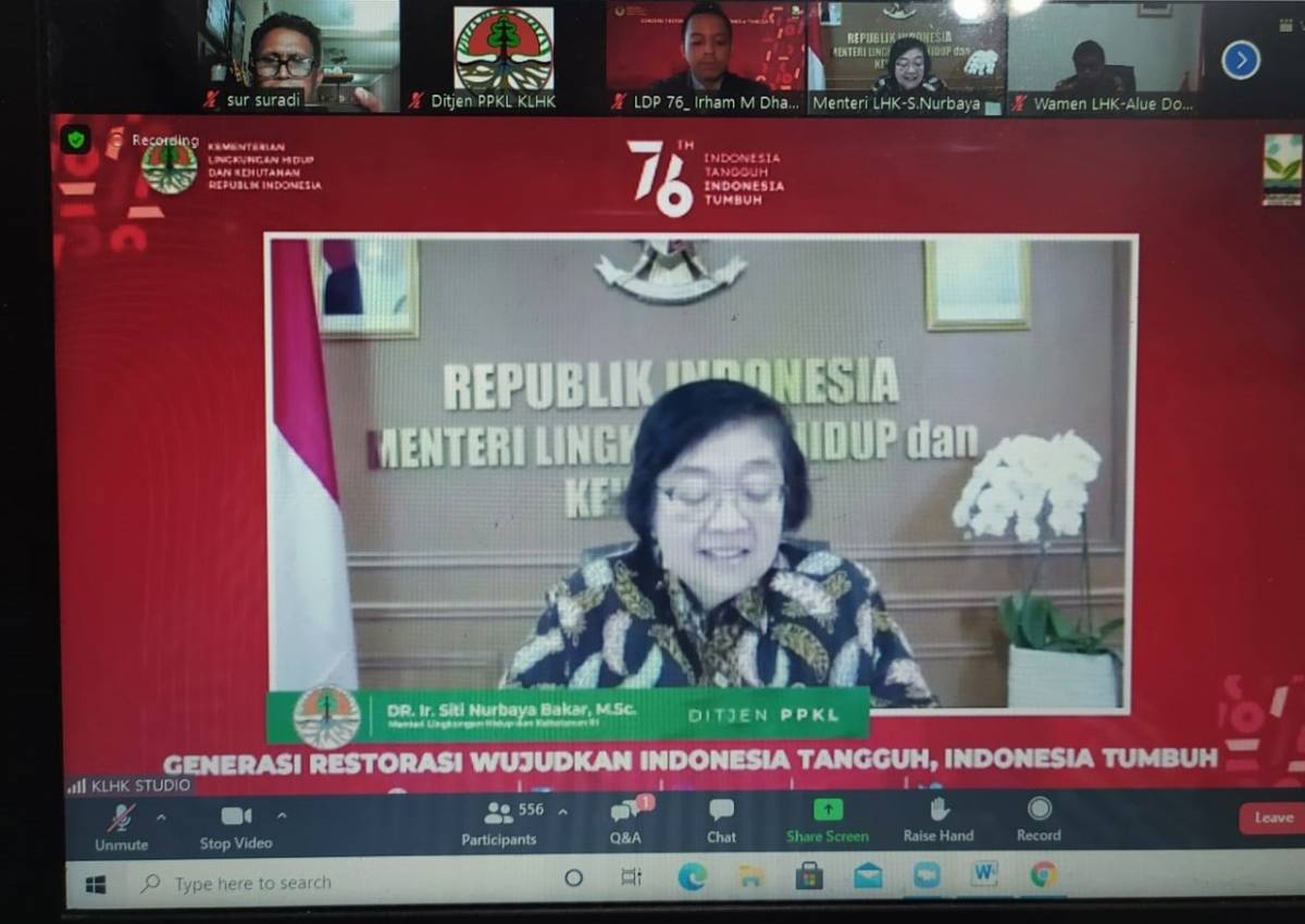 Menteri LHK Siti Nurbaya: Masa Pandemi Jadi Pembelajaran untuk Lahirkan Berbagai Solusi