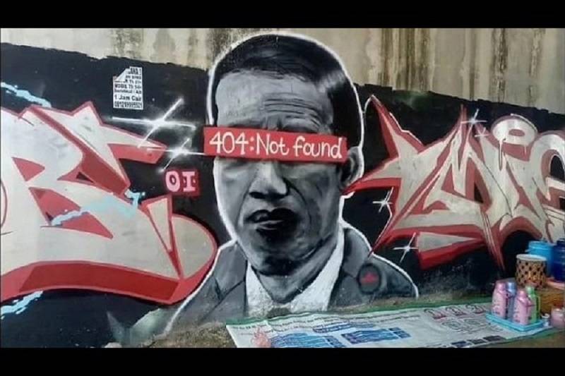 Soal Mural '404: Not Found', Bareskrim Polri: Presiden Telah Instruksikan Aparat Jangan Reaktif Menanggapinya