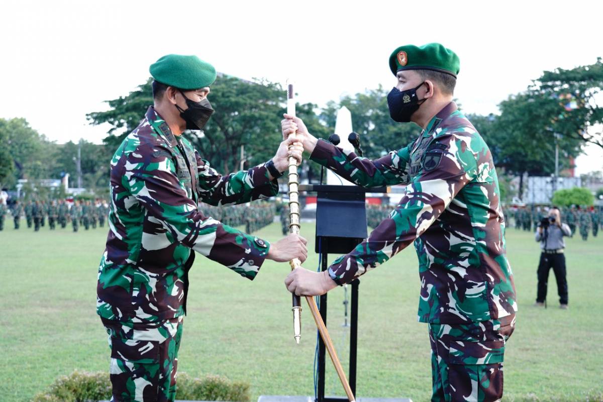 Mantan Ajudan Jokowi Jabat Komandan Korem 074/Warastratama