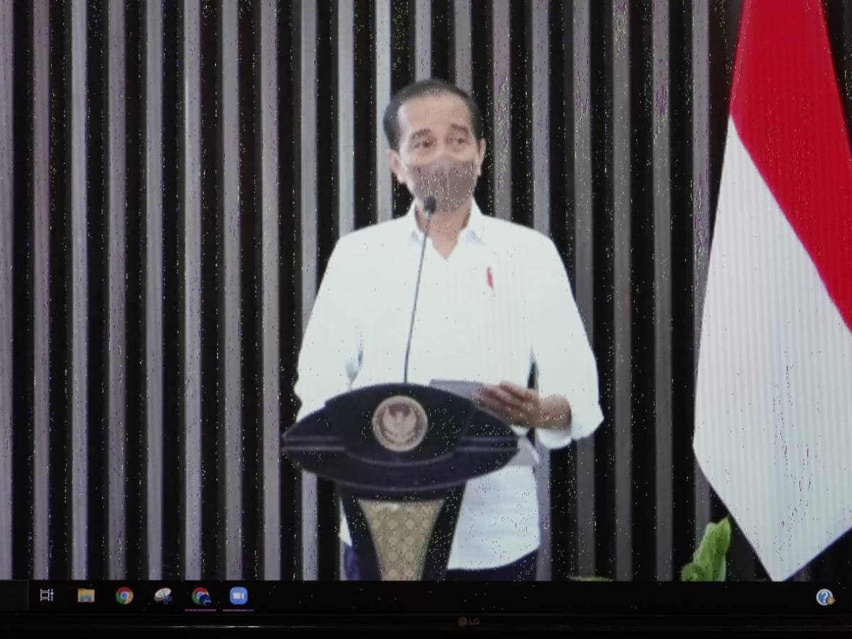 Presiden Jokowi Resmikan Bendungan Way Sekampung Pringsewu