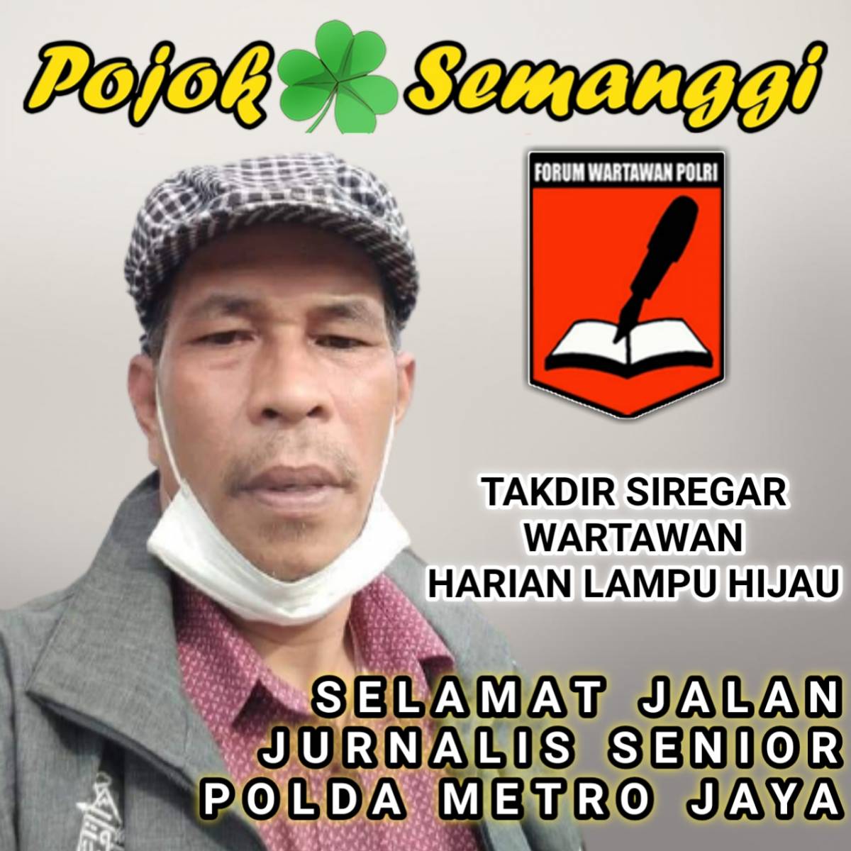 Takdir Siregar, Rekan Kerja yang Menyenangkan Itu Berpulang