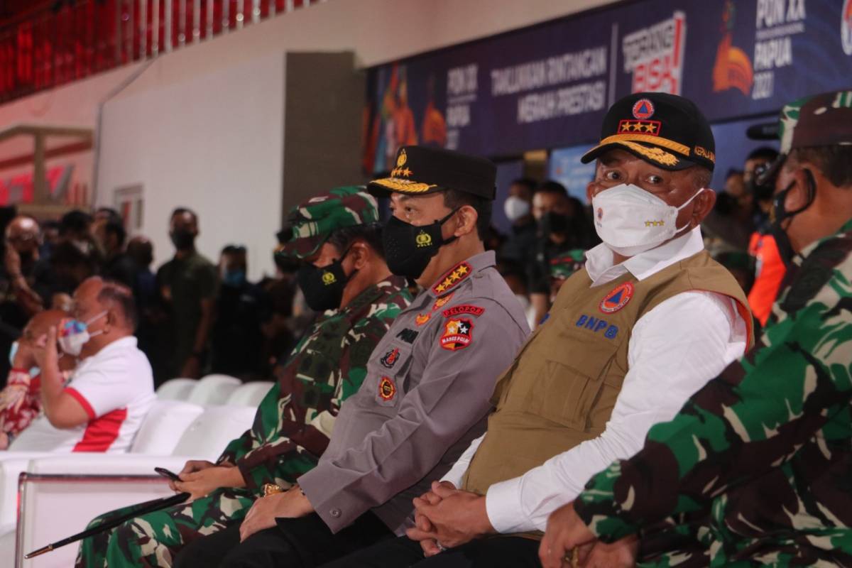 Panglima TNI dan Kapolri Periksa Kesiapan Pembukaan PON XX Papua