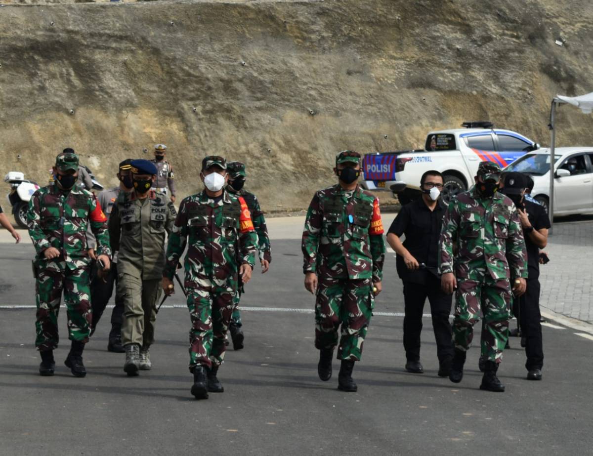 Pangdam II/Sriwijaya Tinjau Lokasi Kesiapan Kunker Presiden Jokowi di Pringsewu