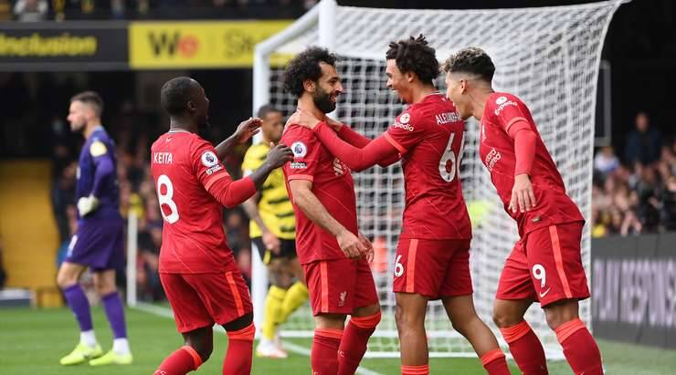 Hasil Premier League: Liverpool Menang 5-0 di Kandang Watford