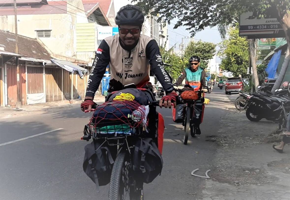 Tekad Mantap Persiapan Matang, Pemuda Gorontalo Bersepeda ke Mekah Tunaikan Ibadah Haji
