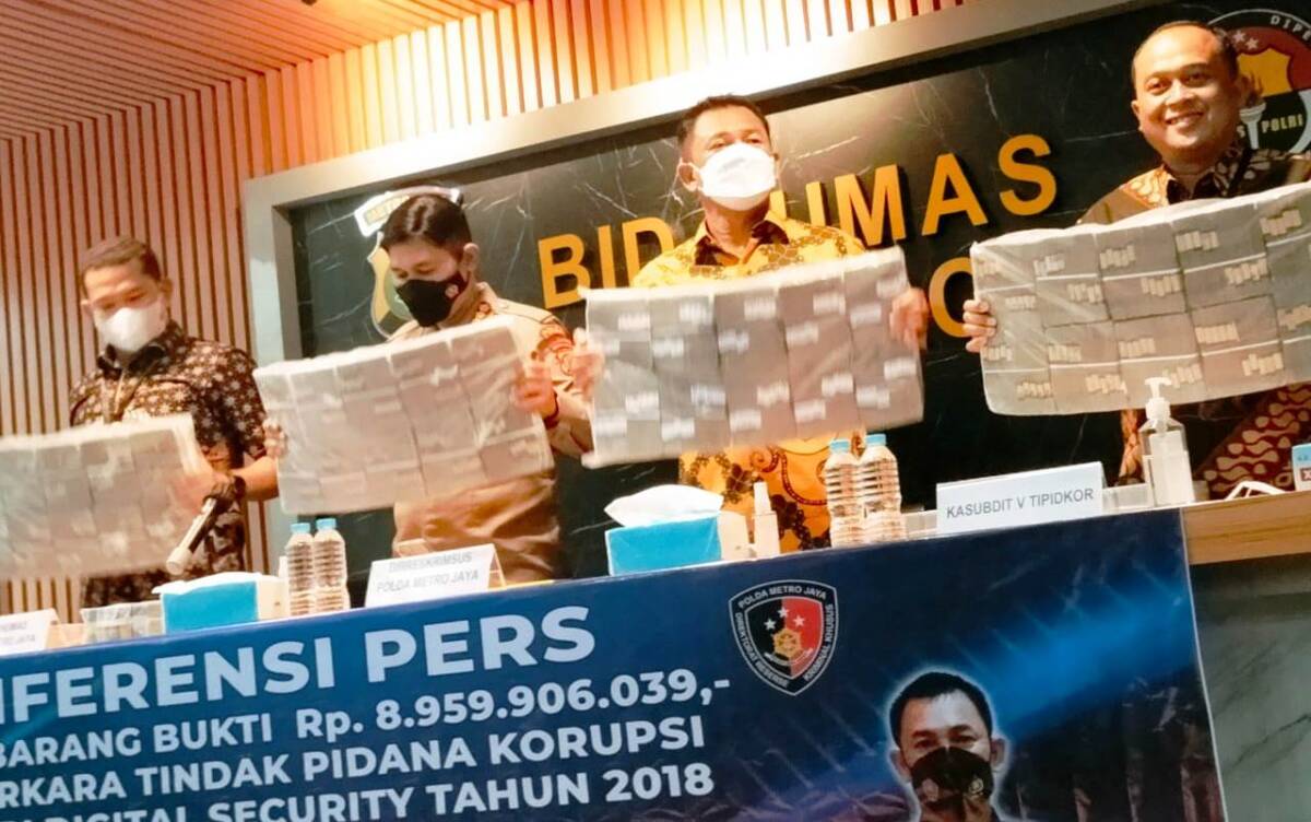 Proyek Fiktip BUMN PT Peruri Digital Security, Polisi Amankan Uang Korupsi Rp8,95 Miliar
