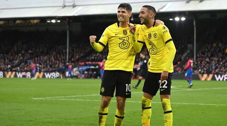Crystal Palace 0-1 Chelsea, Gol Telat Ziyech Beri Kemenangan The Blues