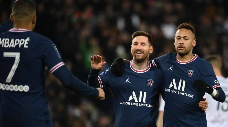 PSG 5-1 Lorient, Trio Messi, Neymar dan Mbappe jadi Bintang Kemenangan