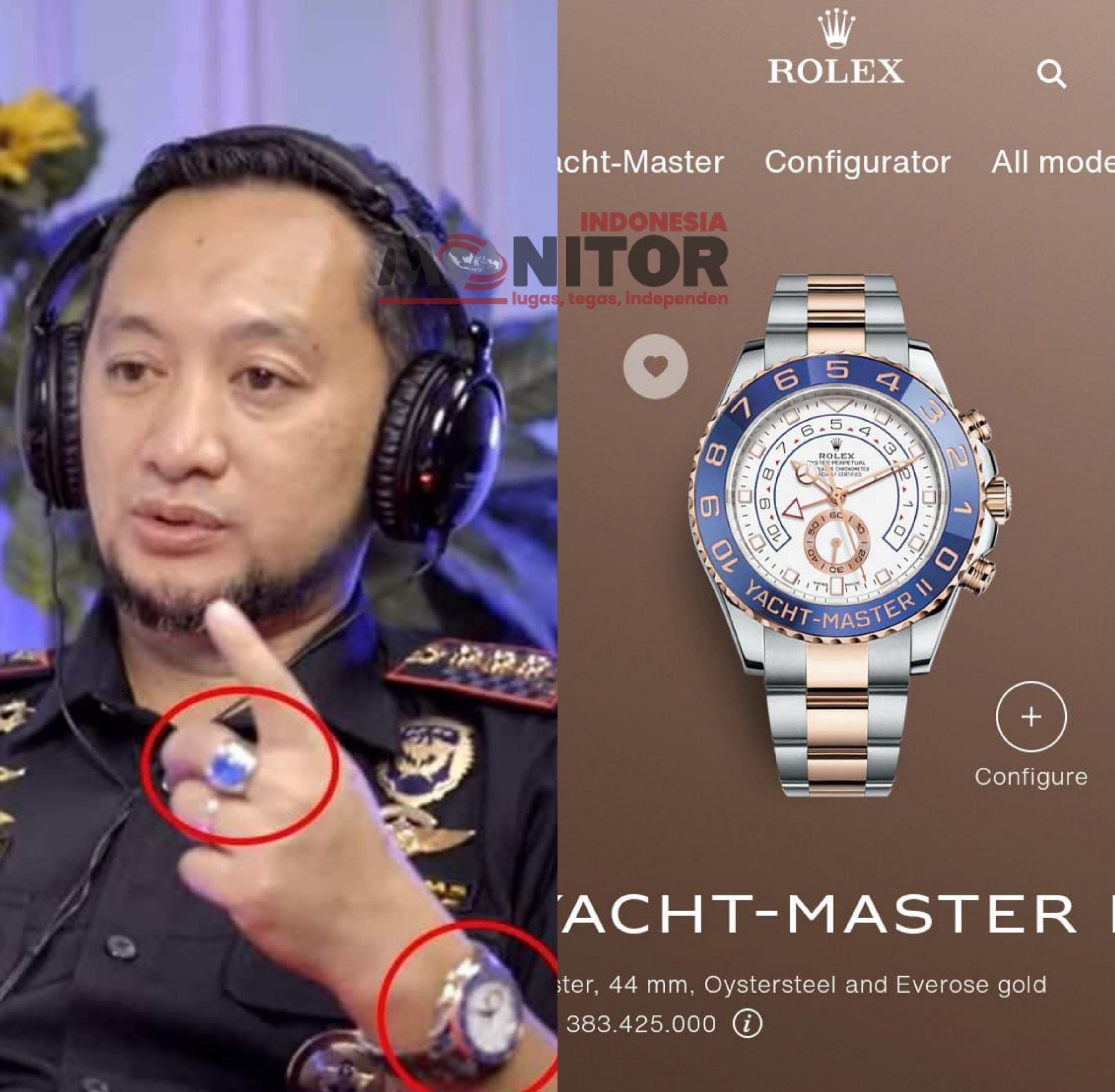 Wow!! Jam Tangan Pejabat Bea Cukai Makassar Rp 385 Juta