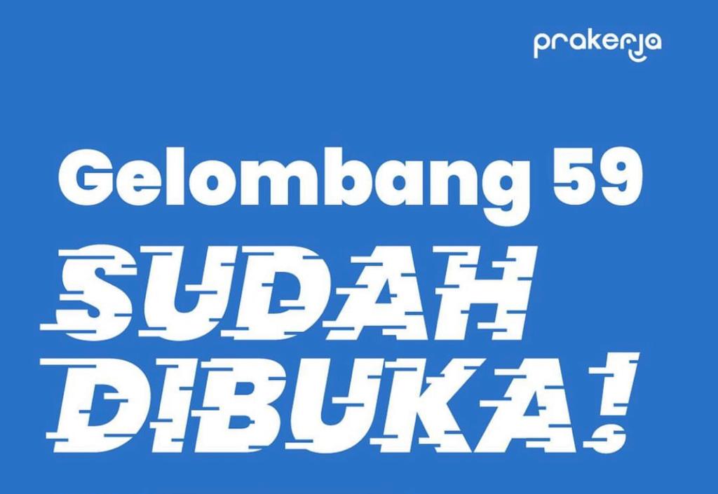 Pendaftaran Kartu Prakerja Gelombang 59 Sudah Dibuka, Yuk Daftar!