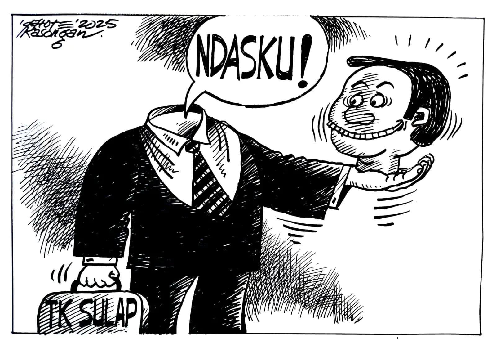 Ilustrasi - Karikatur - Ndasku! (Monitorindonesia.com)