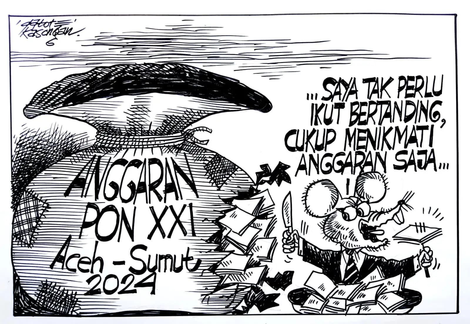 Tak Perlu Ikut Tanding, Ikut Menikmati Anggaran Saja