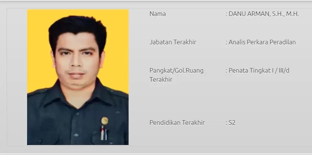 Hakim Danu yang Dipecat gegara Kasus Narkoba Aktif Lagi