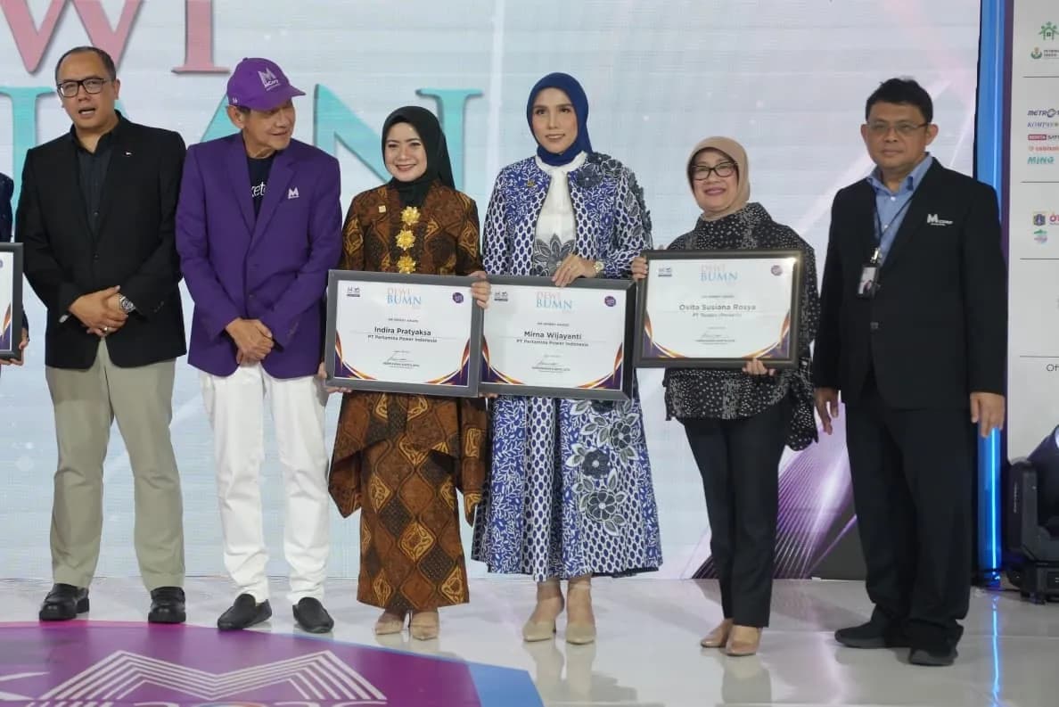 Dua Pemimpin Perempuan Pertamina NRE Sabet Penghargaan Dewi BUMN