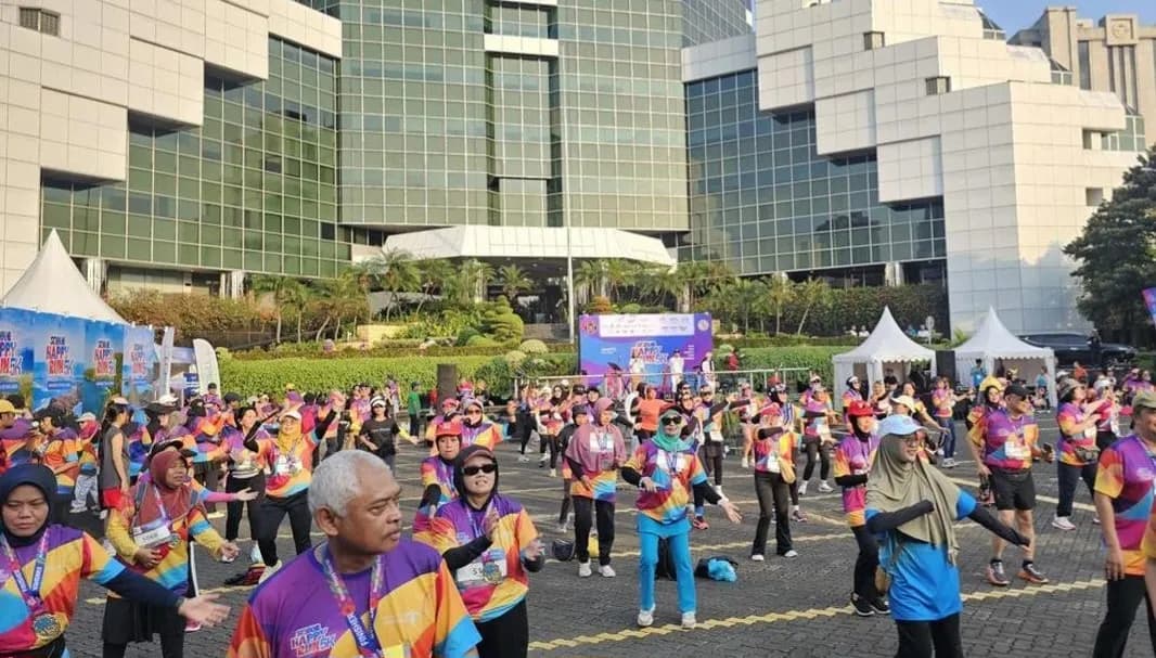 1.000 Pelari Senior Ramaikan Happy Run 2026, Bukti Usia 50 Tahun Bukan Halangan