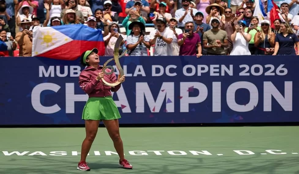 Alexandra Eala Ukir Sejarah! Taklukkan Unggulan Pertama, Jadi Juara WTA 500 Pertama dari Filipina