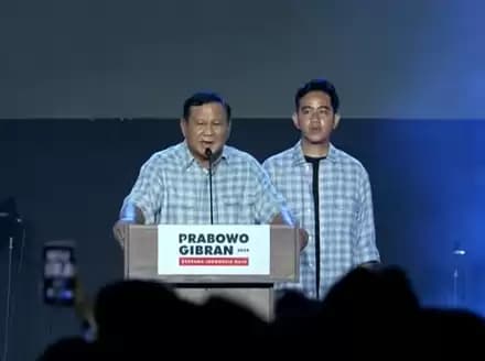 Charta Politika: Prabowo-Gibran Menang Satu Putaran